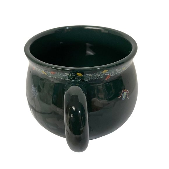 Bath and Body works snowman mug large green Christmas - Picture 3 of 6